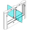 ARGUSA® PM-910SE/2 Motor-Driven Swing Gate (AISI 304) [1T19250022205]