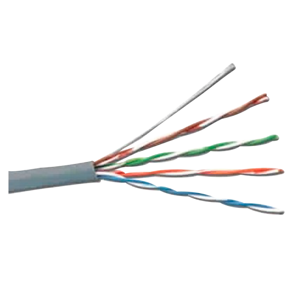 GeneralCable® JetLAN™ U/UTP Cat5e 4 Pairs PVC + PE (Fca) Cable - Gray [200037]