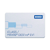 HID® iCLASS™ 32k (16k/16 + 16k/1) + DESFire™ Embeddable Composite Card [2434xK]