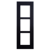 2N® Recessed Frame for 3 Black Modules [9155013B]
