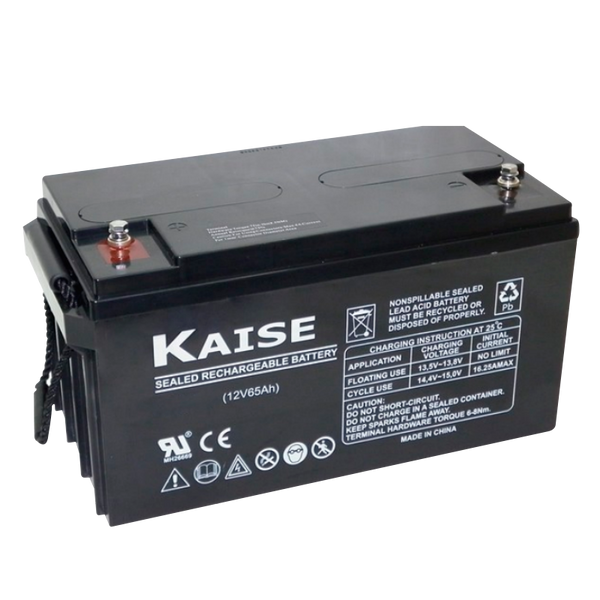 KAISE™ KBL12650 Solar Battery with TBL64 PCB - 12VDC 65Ah [B135K65]