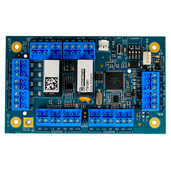 2-Door Wiegand interface with 2 Relays and 4 Inputs for UTC™ CDC4 Range (Board Only) [CDC-2DWIF]