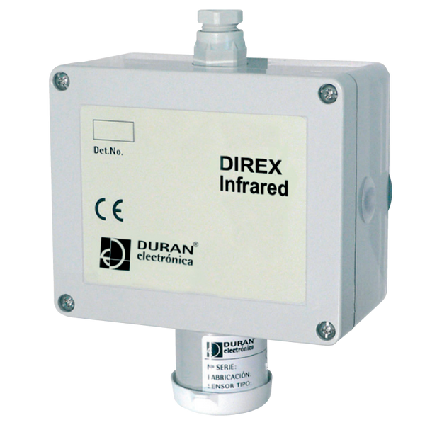 DURÁN® DIREX™ IR CO2 0-2% vol. 0-20.000 ppm 4-20mA Gas Detector with Relay [DIRY4CO2r]