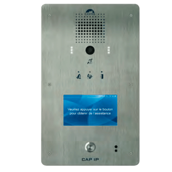 CASTEL™ CAP IP-V1B-SCREEN-P IP/SIP Audio-Video Door Station  [N409AT1]