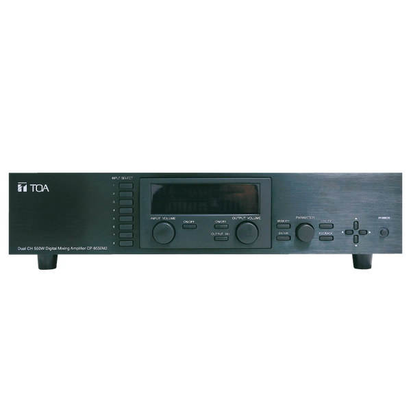 TOA™ CP-9550M2 2 x 500W (4 Ohm) Digital Mixer Amplifier + Audio Matrix [Y4914L]